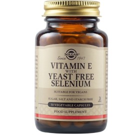 Solgar Vitamin E with Yeast Free Selenium, 50veg.caps