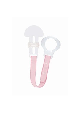 MAM Clip Κορδέλα στήριξης πιπίλας 0+ μηνών Ροζ
