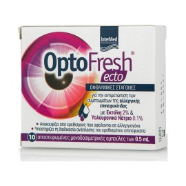 Intermed OptoFresh Ecto Eye Drops Οφθαλμικές σταγόνες για Αντιμετώπιση των Συμπτωμάτων Αλλεργικής Επιπεφυκίτιδας 10x0.5ml