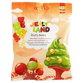 Kaiser Jelly Land Fruity Bears Αρκουδάκια Ζελεδάκια με 25% Συμπυκνωμένο Χυμό Φρούτων 100gr