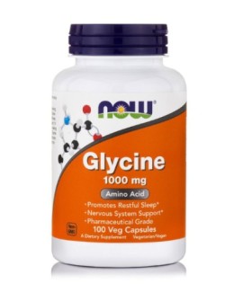 Now Foods Glycine 1000mg, 100 κάψουλες