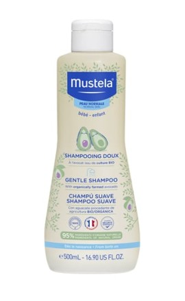 Mustela Shampooing Doux Απαλό Σαμπουάν Καθημερινής Χρήσης για Βρέφη από τη Γέννηση & Παιδιά, 500ml