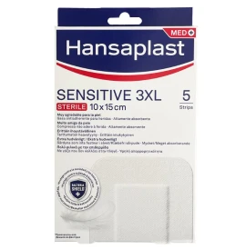 Hansaplast Sensitive 3XL Αποστηρωμένα Επιθέματα, 5τμχ