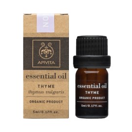 Apivita Essential Oil Thyme Αιθέριο Έλαιο Θυμάρι 5ml