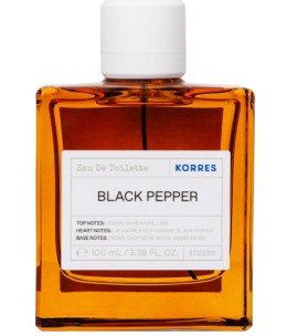 Korres Black Pepper Eau de Parfum Ανδρικό Άρωμα, 100ml