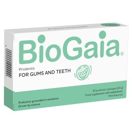 BioGaia Prodentis Gums & Teeth Probiotics 30 παστίλιες με γεύση μήλο