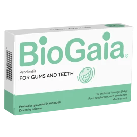 BioGaia Prodentis Gums & Teeth Probiotics 30 παστίλιες με γεύση μήλο