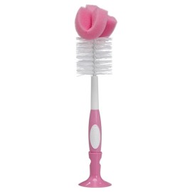 Dr. Browns Natural Flow Bottle Brush Βούρτσα Καθαρισμού Μπιμπερό Ροζ 1τμχ