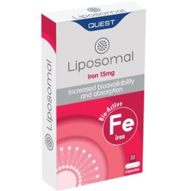 Quest Liposomal Iron 15mg, 30 κάψουλες