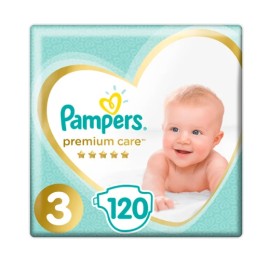 Pampers Monthly Premium Care Πάνες Μέγεθος 3 (6-10 kg) 120 τμχ