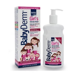 Intermed Babyderm Girl’s Intimate Wash Καθαριστικό Ευαίσθητης Περιοχής για Κορίτσια 300ml