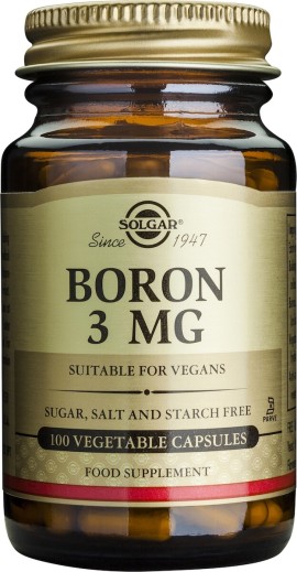 Solgar Boron 3mg 100 vegetable caps