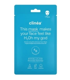 Clinea Moisturizing Biocellulose Face Mask Μάσκα Προσώπου για Ενυδάτωση, 1 τεμάχιο