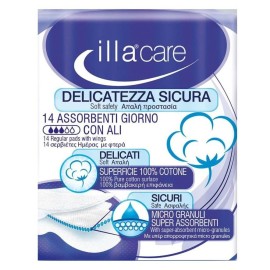 Illa Care Σερβιέτες Ημέρας με Πολύ Μεγάλη Απορροφητικότητα 14τμχ