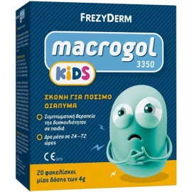 Frezyderm Macrogol 3350 Kids Συμπτωματική Θεραπεία της Δυσκοιλιότητας Παιδιών σε Σκόνη 20x4gr