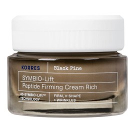 Korres Black Pine 4D SYMBIO-Lift Peptide Firming Cream Rich Πλούσια Κρέμα Σύσφιγξης με Πεπτίδια για Ξηρές Επιδερμίδες, 40ml