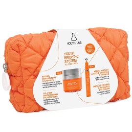 Youth Lab. Youth Bright C System Promo Brightening Vitamin C Gel - Cream Κρέμοτζελ με Βιταμίνη C, 50ml & Youth Shot for Eyes Κρέμα Ματιών, 15ml & Νεσεσέρ, 1σετ