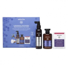 Apivita Promo Rescue Hair Loss Τονωτικό Σαμπουάν για Άνδρες 250ml + Λοσιόν Κατά της Τριχόπτωσης 150ml + Συμπλήρωμα Διατροφής για Υγιή Μαλλιά & Νύχια 30caps