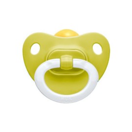 Nuk Classic Soft Ορθοδοντική Πιπίλα Καουτσούκ Πράσινη 0-6m 1τμχ