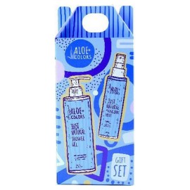 Aloe+ Colors Set Just Natural Shower Gel Απαλό Αφρόλουτρο 250ml & Just Natural Hair & Body Mist Ενυδατικό Σπρέι Σώματος Μαλλιών 100ml
