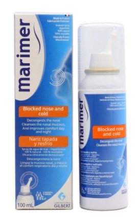 Marimer Nasal Congestion & Cold Spray Υπέρτονο Ρινικό Σπρέι για Ρινική Συμφόρηση & Κρυολόγημα 100ml