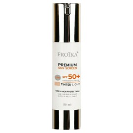Froika Premium Sunscreen Tinted Light SPF50 Αντιηλιακή Κρέμα Προσώπου με Χρώμα Ελαφριάς Υφής 50ml