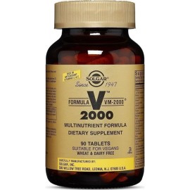 Solgar Formula VM-2000 Φόρμουλα Πολυβιταμίνης για Ενέργεια & Τόνωση 90 ταμπλέτες