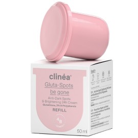 Clinea Gluta-Spots Be Gone Anti-Dark Sport & Brightening 24h Cream Refill 24ωρη Κρέμα Κατά των Κηλίδων & της Υπερμελάγχρωσης, 50ml