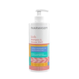 PHARMASEPT Kids 2in1 Shampoo & Shower, Απαλό Παιδικό Σαμπουάν & Αφρόλουτρο, 500ml