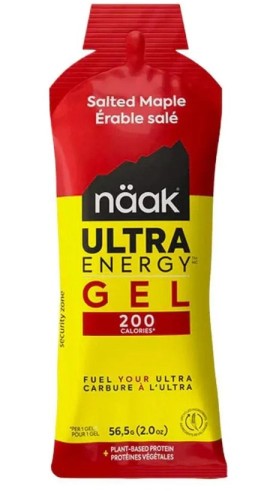 Näak Ultra Energy Gel 200 Calories, Salted Maple, Αλμυρός Σφένδαμος, 56gr
