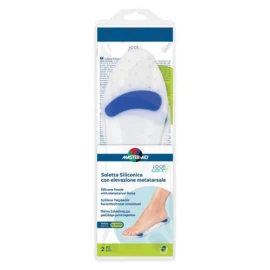 Master Aid Foot Care Silicone Insole with Metatarsal Raise No.XL 43/44 Πάτοι Σιλικόνης με Μαξιλάρι Μεταταρσίου (Άκανθαμετατάρσιο) 2τμχ