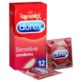 Durex Sensitive Thin Feel Προφυλακτικά 12τμχ