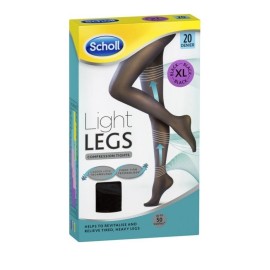 Scholl Light Legs Καλσόν Διαβαθμισμένης Συμπίεσης 20Den Black XL