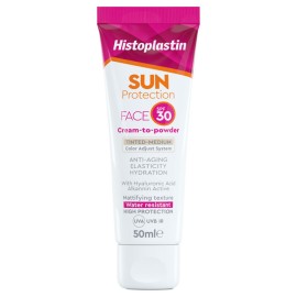 Histoplastin Sun Protection Tinted Face Cream to Powder Medium SPF30 Αντηλιακή Κρέμα Προσώπου Με Χρώμα 50ml