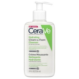 Cerave Hydrating Cream to Foam Cleanser for Normal to Dry Skin Αφρώδης Κρέμα Καθαρισμού 236ml
