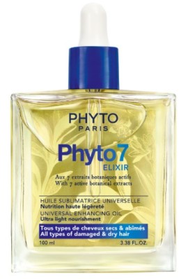 Phyto 7 Elixir Universal Enhancing Oil Λάδι Θρέψης Πολλαπλών Χρήσεων για Ξηρά Μαλλιά, 100ml