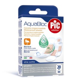 Pic Solution AquaBloc Αυτοκόλλητο Τσιρότο Αδιάβροχο Διάφορα Μεγέθη Mix 20τμχ