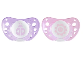 Chicco Physio Air Ορθοδοντική Πιπίλα Ροζ 0-6m+ 2τμχ