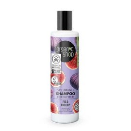 Organic Shop Σαμπουάν Όγκου για Λιπαρά Μαλλιά Σύκο & Τραντάφυλλο, 280ml