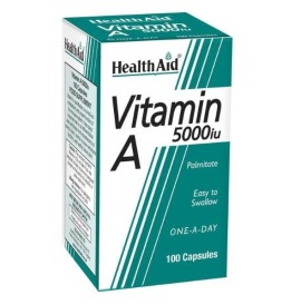 HealthAid Βιταμίνη A 5000iu, 100 κάψουλες