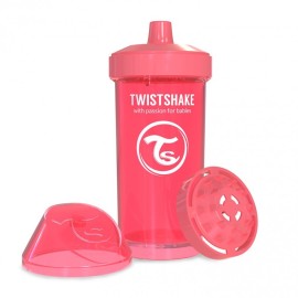 Twistshake Κύπελλο Μίξερ Φρούτων Kid Cup 360ml 12+ m Ροδακινί
