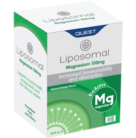 Quest Liposomal Magnesium 150mg Orange Flavor, 30 φακελίσκοι