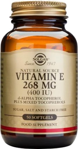 Solgar Vitamin E 400 IU, 268mg 50s