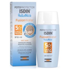 Isdin Fotoprotector Pediatrics Fusion Water Wet Skin SPF50 Αντηλιακό Προσώπου για Παιδιά με Βάση το Νερό 50ml