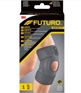 3M Futuro Comfort Fit Knee Support Γκρι One Size 1 Τεμάχιο
