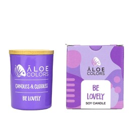 Aloe+ Colors Scented Soy Candle Be Lovely Αρωματικό Κερί Σόγιας σε Βάζο με Άρωμα Καραμέλα Πικραμύγδαλο 1τμχ