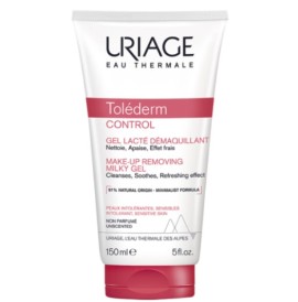 Uriage Tolederm Control Make- Up Removing Milky Gel Γαλάκτωμα Ντεμακιγιάζ, 150ml
