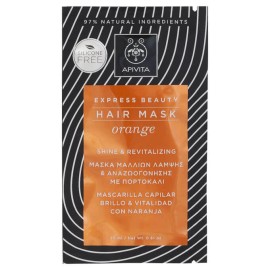 Apivita Express Beauty Hair Mask Orange 20ml