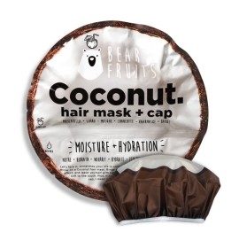 Bear Fruits Coconut Hair Mask Μάσκα Μαλλιών για Φυσική υγρασία & Ενυδάτωση, 20ml & 1 Σκουφάκι Καρύδα