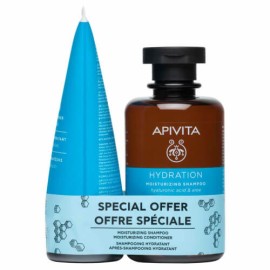 Apivita Moisturizing Set Shampoo 250ml & Conditioner 150ml